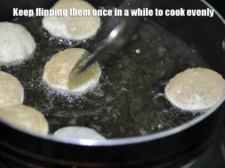 Step 15 – <p>Keep flipping them once in a while to cook evenly.</p>