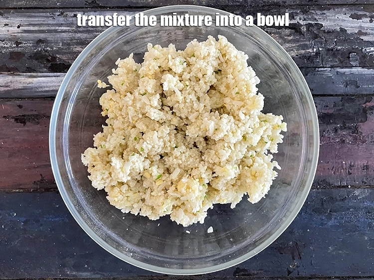 Step 19 – <p>Transfer the mixture into a bowl.</p>
