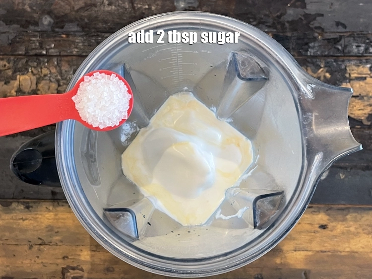 Step 7 – <html><head></head><body><p>Add&nbsp;2 tbsp&nbsp;<a href="glossary-sugar-chini-shakkar-278i">sugar</a>. You can adjust the amount of sugar as you like or even …