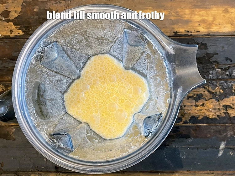 Step 8 – <p>Blend till smooth and frothy.</p>