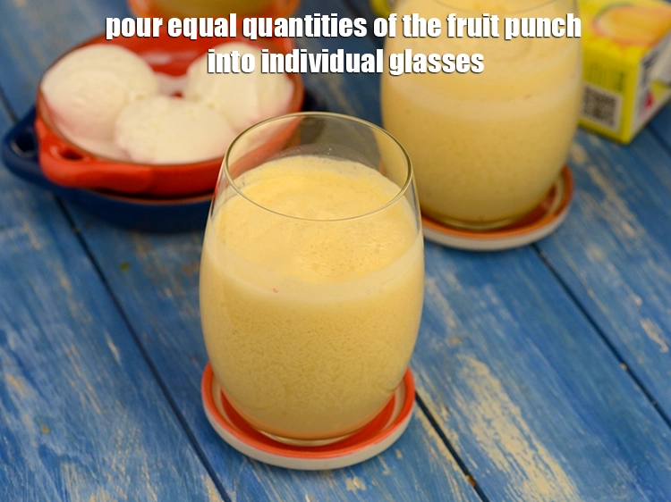 Step 9 – <p>Pour equal quantities of the <strong>quick&nbsp;fruit punch |&nbsp;Indian fruit punch&nbsp;|&nbsp;simple party fruit punch&nbsp;|&nbsp;easy fruit punch …