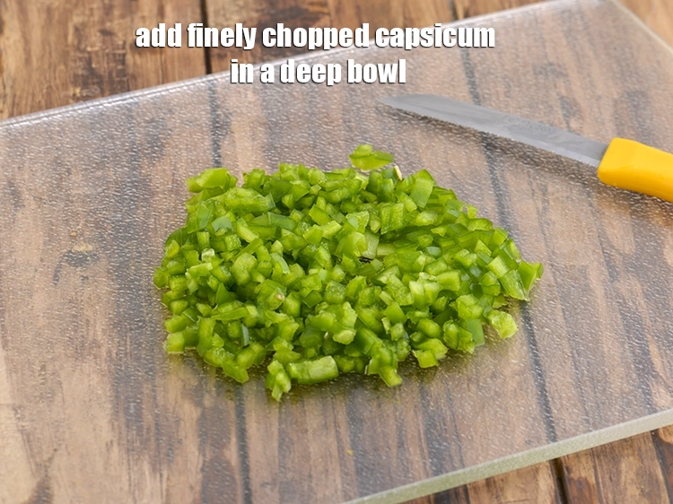 Step 25 – <p><strong>For the stuffing of grilled veg pizza sandwich recipe | Indian style pizza sandwich | …