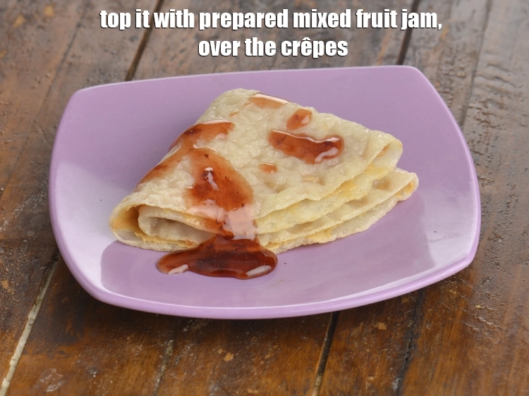 Step 4 – <p><span style="background-color:rgb(255,255,255);color:rgb(0,0,0);">Re-heat the <strong>jam</strong> slightly on a medium flame for 1 minute. And drizzle little …