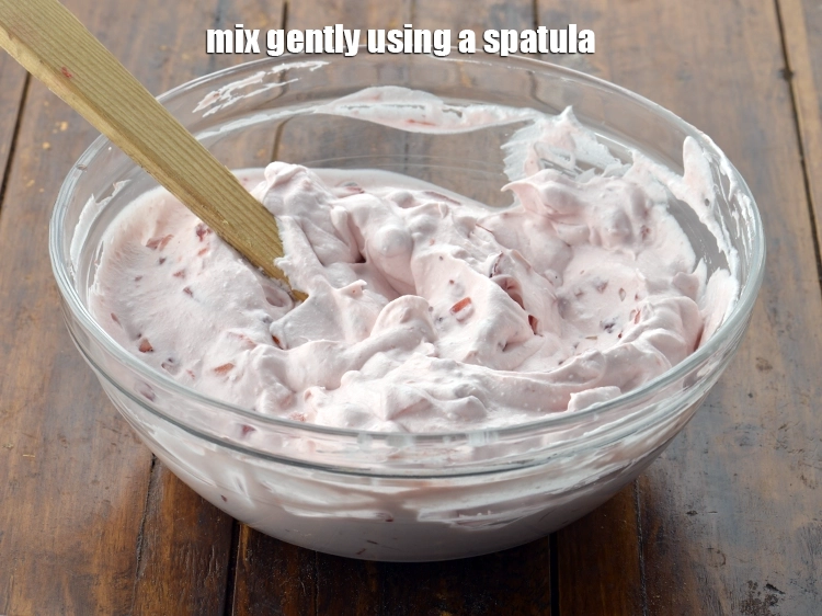 Step 4 – <p><span style="color:rgb(0,0,0);">Mix gently using the spatula.</span></p>