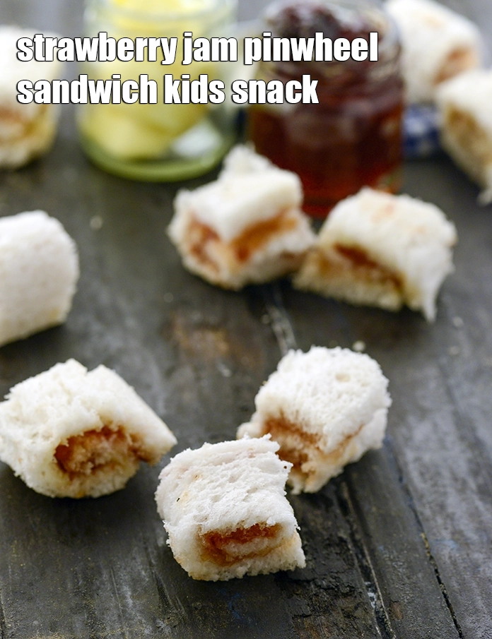 Step 23 – <p>Serve <strong>jam pinwheels recipe | strawberry jam pinwheel sandwich kids snack | Indian sweet pinwheels …