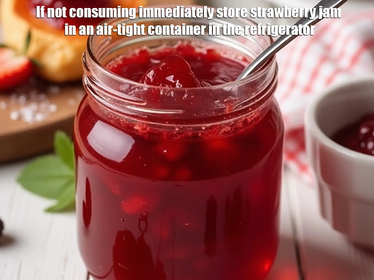 Step 14 – <p>If not consuming immediately, store the&nbsp;<strong>strawberry&nbsp;jam | fresh strawberry jam | Indian style strawberry jam …