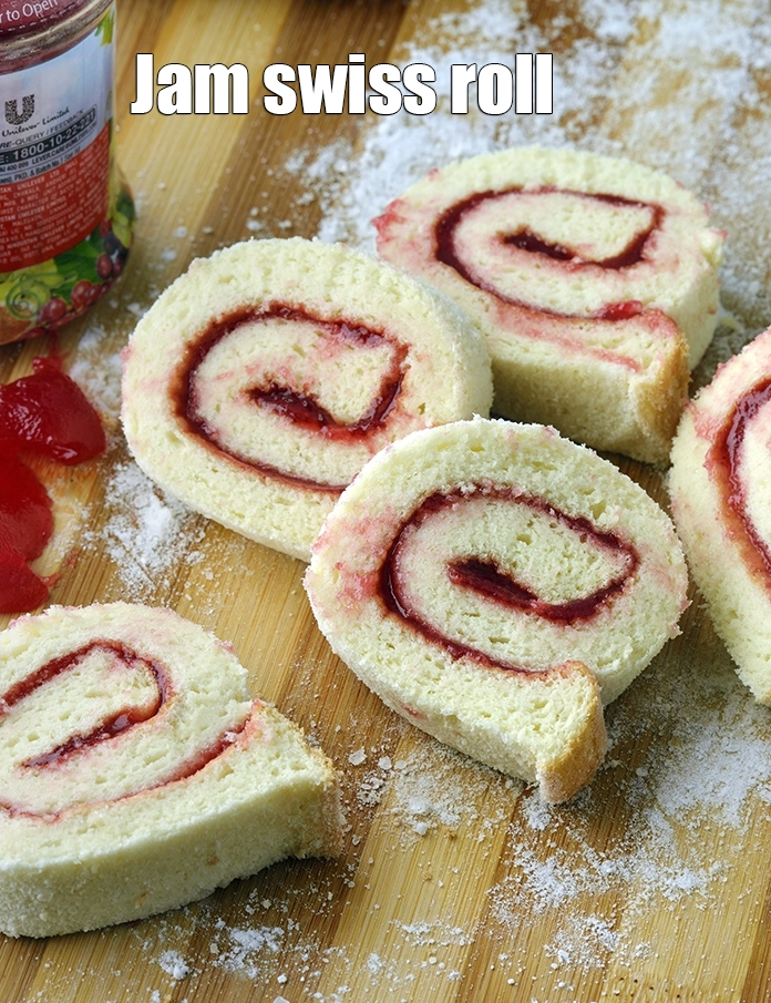 Step 12 – <p><span style="background-color:rgb(255,255,255);color:rgb(0,0,0);">Serve <strong>Jam Roll, Jam Swiss Roll</strong> immediately.</span></p>