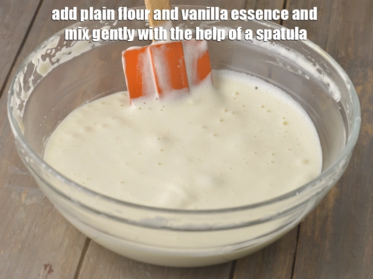 Step 3 – <p><span style="background-color:rgb(255,255,255);color:rgb(0,0,0);">Add the 1/4 cup </span><a href="https://www.tarladalal.com/glossary-plain-flour-maida-188i"><u>plain flour (maida)</u></a><span style="background-color:rgb(255,255,255);color:rgb(0,0,0);"> and 1/2 tsp </span><a href="https://www.tarladalal.com/glossary-vanilla-essence-406i"><u>vanilla …