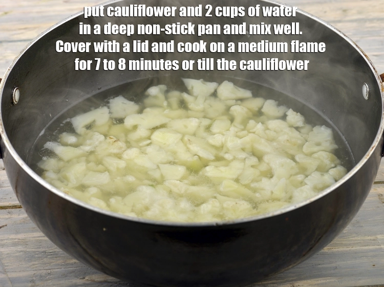 Step 2 – <html><head></head><body><p>To make<strong> low calorie white sauce | healthy Indian white sauce | cauliflower white sauce …