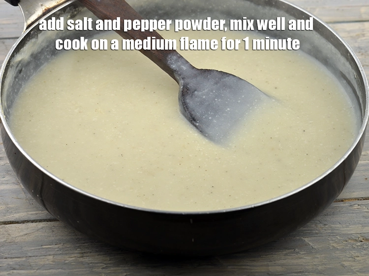 Step 7 – <p><span style="background-color:rgb(255,255,255);color:rgb(0,0,0);">Add the </span><a href="https://www.tarladalal.com/glossary-salt-namak-table-salt-418i"><u>salt</u></a><span style="background-color:rgb(255,255,255);color:rgb(13,13,13);"> </span><span style="background-color:rgb(255,255,255);color:rgb(0,0,0);">and </span><a href="https://www.tarladalal.com/glossary-freshly-ground-black-pepper-kalimirch-powder-kali-mirch-ka-powder-567i"><u>freshly ground black pepper (kalimirch)</u></a><span style="background-color:rgb(255,255,255);color:rgb(0,0,0);">, …