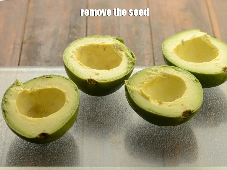 Step 3 – <p>Remove the seed.</p>