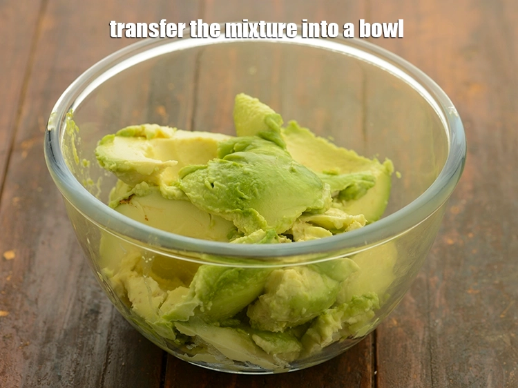 Step 5 – <p>Transfer the mixture into a bowl.</p>