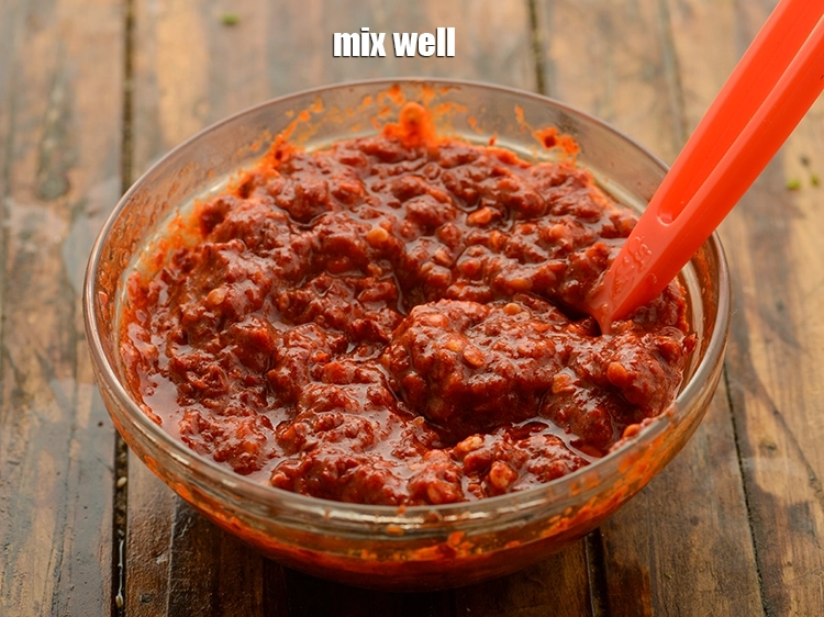Step 18 – <p>Mix well and our&nbsp;<strong>chilli garlic sauce | Indian style chilli garlic sauce | homemade chilli …