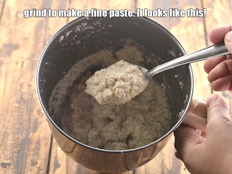 Step 7 – <p>Grind to make a fine paste. It looks like this! If you like a liquidy …