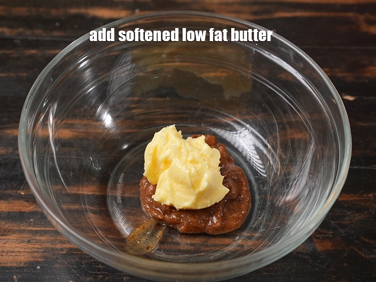 Step 12 – <p><span style="background-color:rgb(255,255,255);color:rgb(0,0,0);">Add 3 tbsp. softened </span><a href="https://www.tarladalal.com/glossary-low-fat-butter-low-cal-butter-butter-substitute-234i"><u>low fat butter</u></a>.</p>