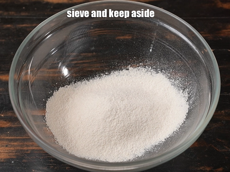 Step 4 – <p>Sieve and keep aside.</p>