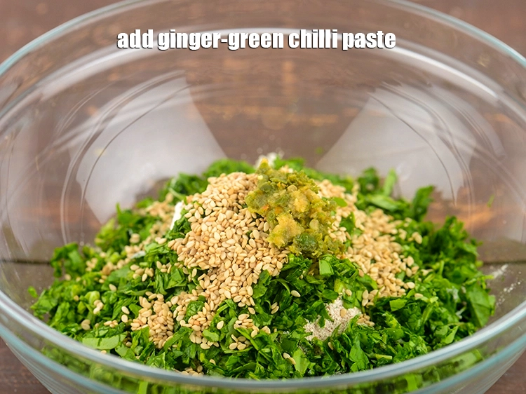 Step 8 – <p>Add <span style="background-color:rgb(255,255,255);color:rgb(0,0,0);">1/2 tsp </span><a href="https://www.tarladalal.com/glossary-ginger-green-chilli-paste-adrak-mirch-ki-paste-adrak-mirchi-paste-139i"><u>ginger-green chilli paste</u></a><u>.</u></p>