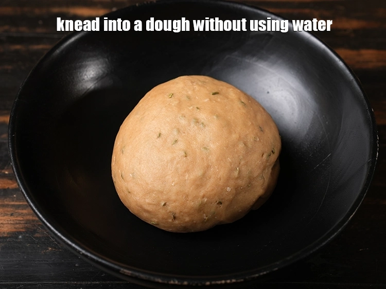 Step 14 – <p>Knead well into a dough. You don't need to add any further water.</p>