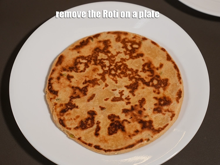 Step 24 – <p>Remove the Roti on a plate.</p>