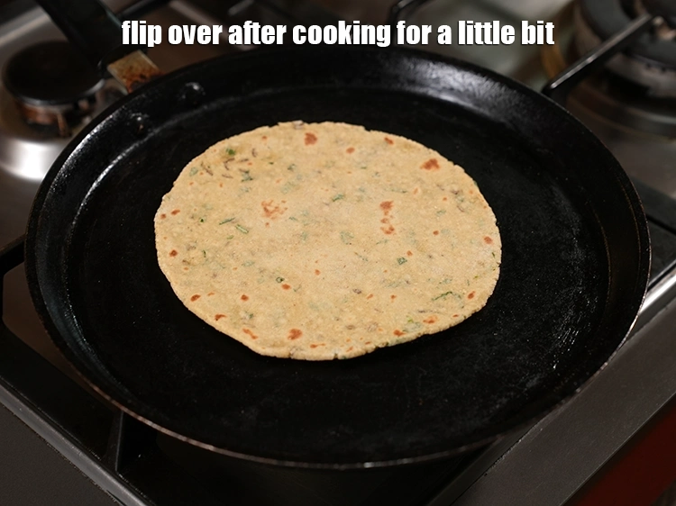 Step 18 – <p>Flip over after cooking for a little bit.</p>