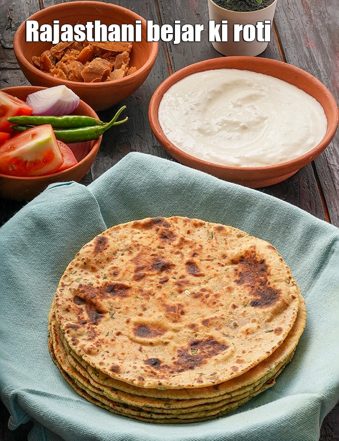 Step 26 – <p>Serve <strong>bejar roti | Rajasthani bejar roti | healthy bejar roti |&nbsp;</strong> hot with <a …
