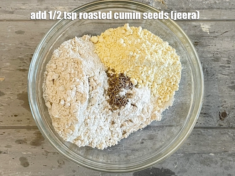 Step 6 – <html><head></head><body><p>Add&nbsp;1/2 tsp&nbsp;roasted&nbsp;<a href="glossary-cumin-seeds-jeera-zeera-381i">cumin seeds (jeera)</a>.</p></body></html>