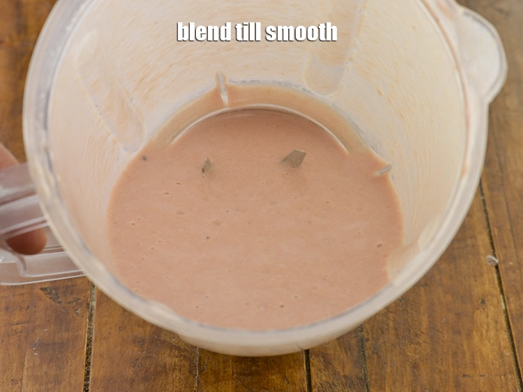 Step 2 – <p><span style="background-color:rgb(255,255,255);color:rgb(0,0,0);">Blend till smooth.</span></p>