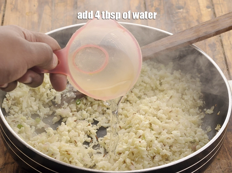 Step 18 – <p>Add 4 tbsp of <strong>water</strong>.</p>