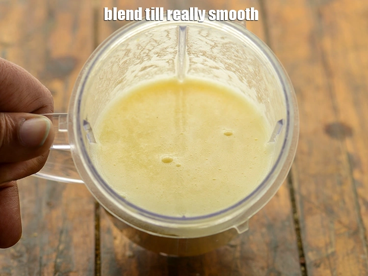 Step 18 – <p>Blend till really <strong>smooth</strong>. No grain of cooked dal should be seen.</p>