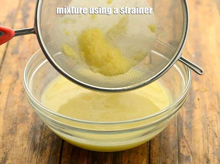 Step 19 – <html><head></head><body><p>Strain the cooked dal mixture for <strong>dal water for babies above 6 months</strong> using a …