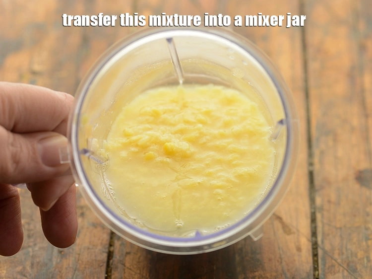 Step 16 – <p>Transfer this mixture into a mixer jar.</p>