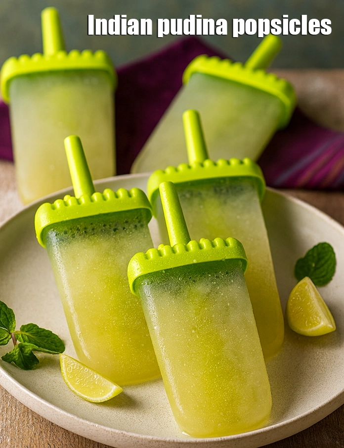 Step 13 – <p><span style="background-color:rgb(255,255,255);color:rgb(0,0,0);">Serve </span><strong>Minty Lemon Lollies recipe | Indian pudina popsicles | lemon mint ice candy …
