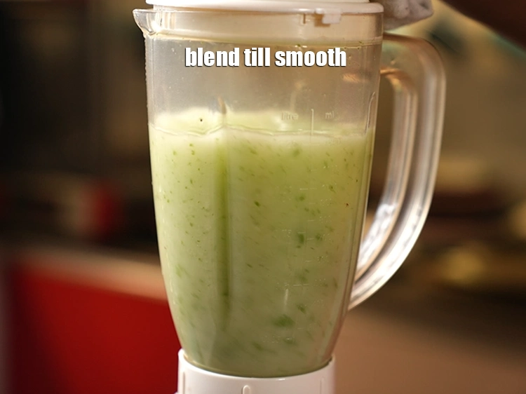 Step 7 – <p><span style="background-color:rgb(255,255,255);color:rgb(0,0,0);">Blend till smooth.</span></p>