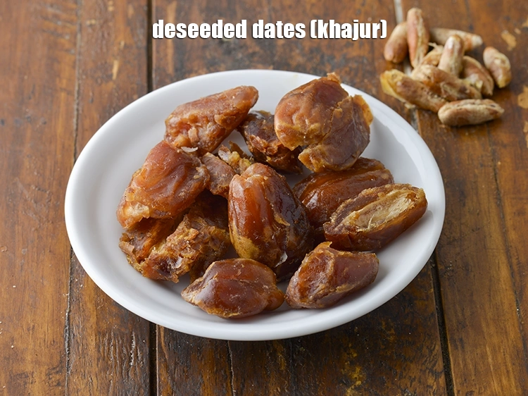 Step 3 – <html><head><meta charset="UTF-8"></head><body><p>Take <span style="background-color:rgb(255,255,255);color:rgb(0,0,0);">1 cup </span><a href="https://www.tarladalal.com/glossary-dates-khajur-391i#ing_3494"><u>deseeded dates (khajur)</u></a><u>.</u></p></body></html>