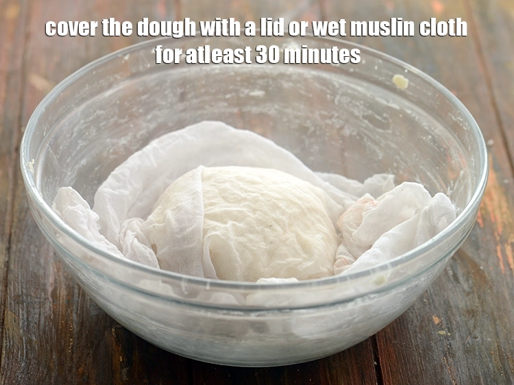 Step 15 – <p>Cover the dough with a lid or wet muslin cloth and allow it to prove …