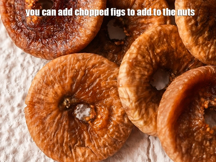 Step 34 – <p>You can add chopped <strong>figs</strong> to add to the nuts.</p>