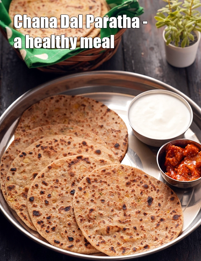 Step 54 – <p><strong>Chana Dal Paratha - &nbsp;a healthy meal.&nbsp;</strong></p>