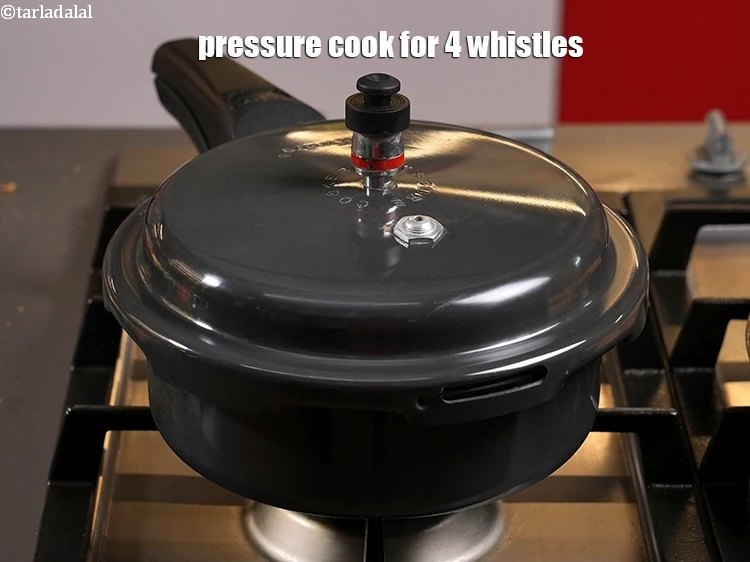 Step 20 – <p>Pressure cook for 4 whistles.</p>