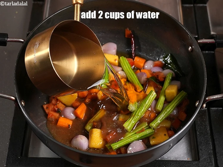 Step 38 – <p>Add around 2 cups of <strong>water</strong>.</p>