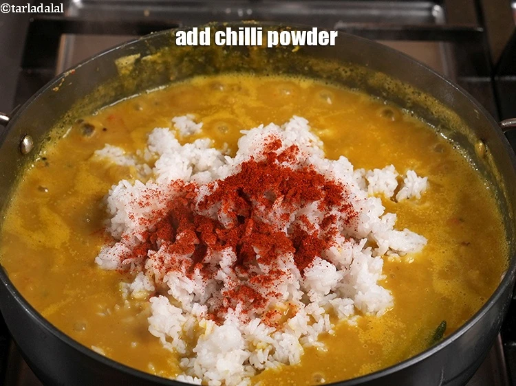 Step 45 – <p>Add the <span style="background-color:rgb(255,255,255);color:rgb(0,0,0);">1 tsp </span><a href="https://www.tarladalal.com/glossary-chilli-powder-red-chilli-powder-339i"><u>chilli powder. </u></a>The masala paste also consists of chilli …