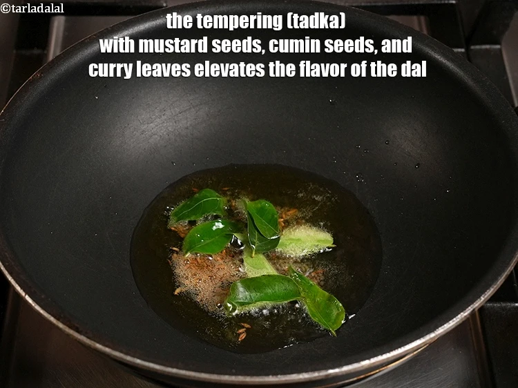 Step 38 – <p>The tempering (tadka) with mustard seeds, cumin seeds, and curry leaves elevates the flavor of …