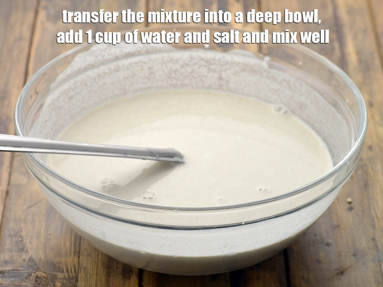 Step 5 – <p><span style="background-color:rgb(255,255,255);color:rgb(0,0,0);">Transfer the mixture into a deep bowl, add 1 cup of <strong>water</strong> and </span><a …