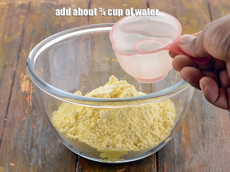 Step 3 – <p>Add about ¾ cup of <strong>water</strong>. Add the water little at a time to prevent …