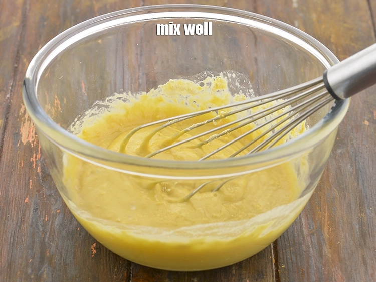 Step 21 – <p>Make sure to whisk the batter&nbsp;properly to make a lump free.</p>