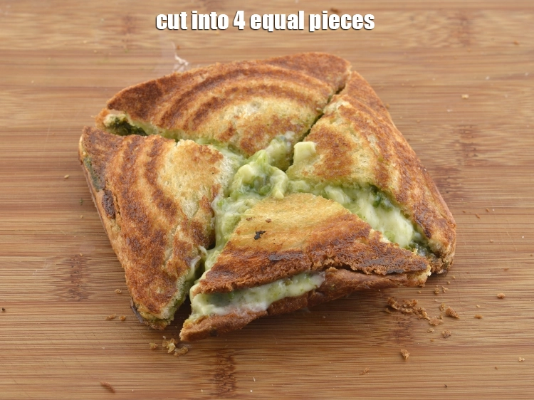 Step 19 – <p>Cut into 4 equal pieces using a serrated knife or a pizza cutter.</p>