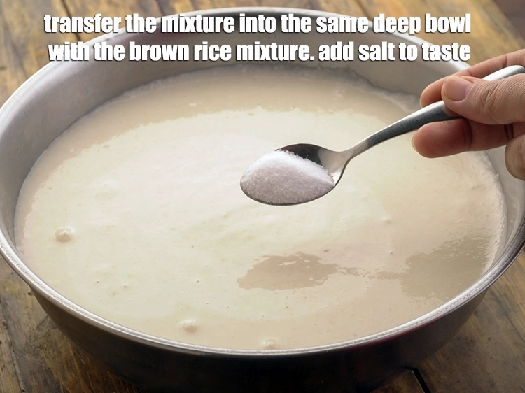 Step 14 – <p><span style="background-color:rgb(255,255,255);color:rgb(0,0,0);">Transfer the mixture into the same deep bowl with the brown rice mixture. Add …