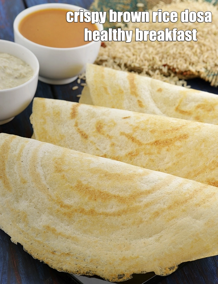 Step 36 – <p><span style="background-color:rgb(255,255,255);color:rgb(0,0,0);">Serve </span><strong>brown rice dosa recipe | crispy brown rice dosa heathy breakfast | brown …