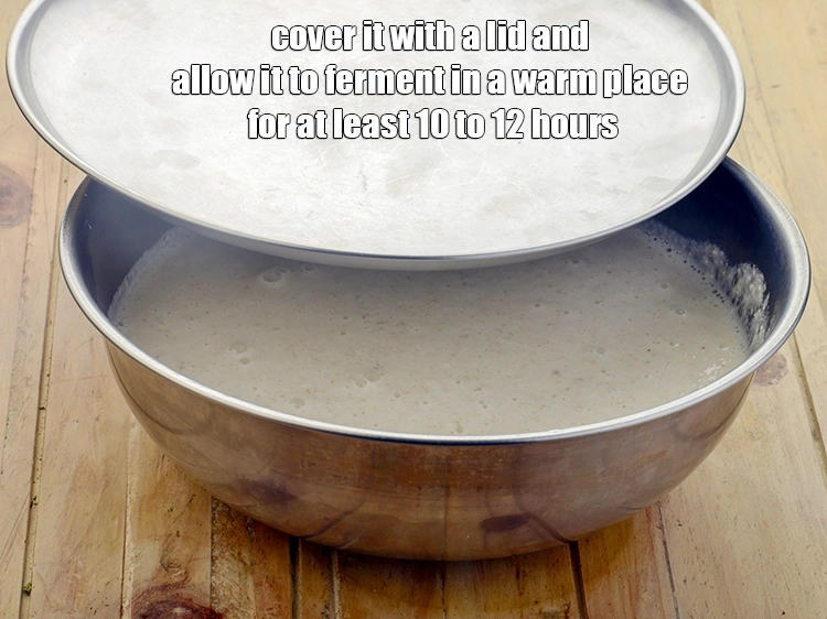 Step 17 – <p><span style="background-color:rgb(255,255,255);color:rgb(0,0,0);">Transfer the mixture into a deep bowl, cover it with a lid and allow …