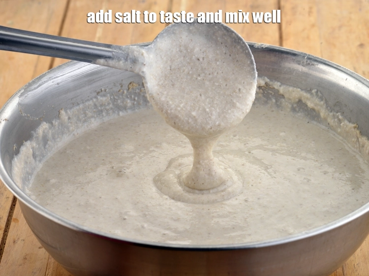 Step 19 – <p><span style="background-color:rgb(255,255,255);color:rgb(0,0,0);">Add the </span><a href="https://www.tarladalal.com/glossary-salt-namak-table-salt-418i"><u>salt </u></a><span style="background-color:rgb(255,255,255);color:rgb(0,0,0);">to taste and mix well.</span></p>