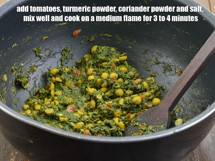 Step 7 – <p><span style="background-color:rgb(255,255,255);color:rgb(0,0,0);">Add the 1/2 cup finely </span><a href="https://www.tarladalal.com/glossary-tomatoes-tamatar-639i#ing_2361"><u>chopped tomato</u></a><span style="background-color:rgb(255,255,255);color:rgb(0,0,0);">, 1/4 tsp </span><a href="https://www.tarladalal.com/glossary-turmeric-powder-haldi-645i"><u>turmeric powder …